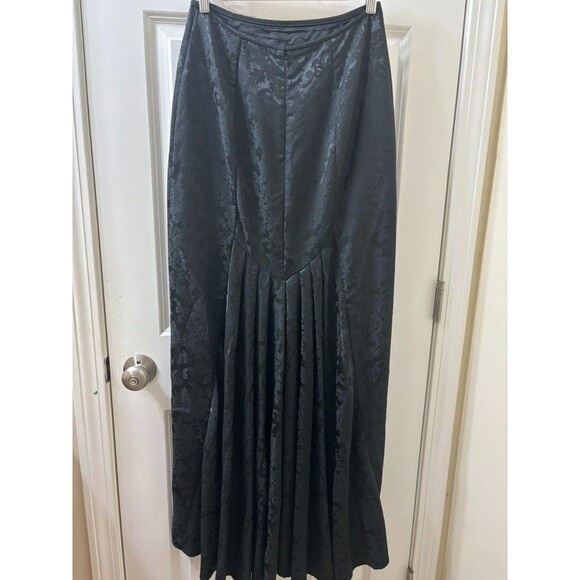 Jessica McClintock CACHE Maxi Skirt Gothic Steampunk Victorian style brocade 10 - Picture 6 of 12